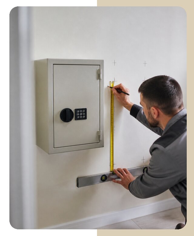 Разметка крепления сейфа в Карасуке по цене от 2539 р. | ДвериЛегко-Кск